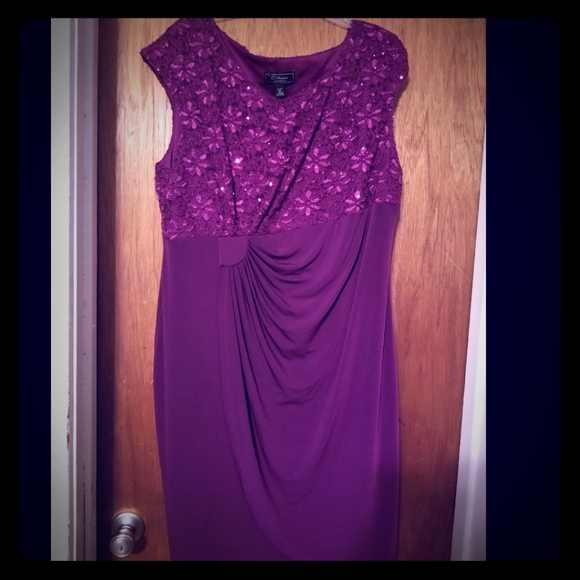 Dress Barn Dresses & Skirts - Collection Dress Barn plum dress